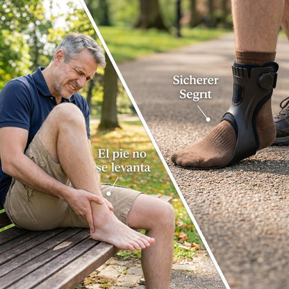OrtoVida™ | Ortesis Ajustable para Pie Caído